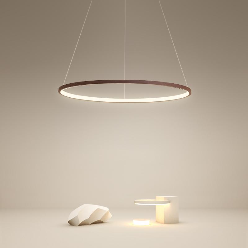 Circle Linear Modern Chandelier Ceiling Lights