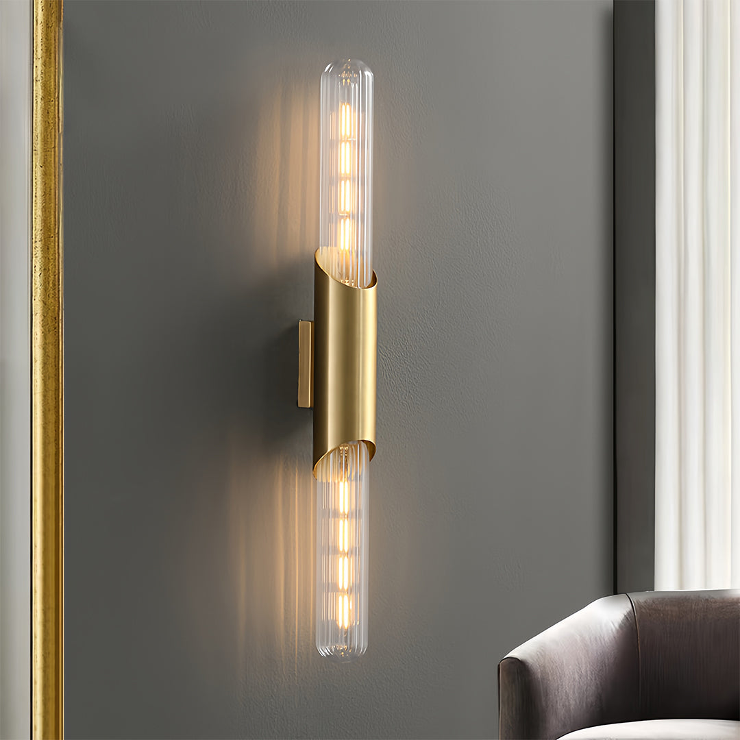 Luxury Lighting Set: Chandelier, Linear Sconces & Recessed Lights