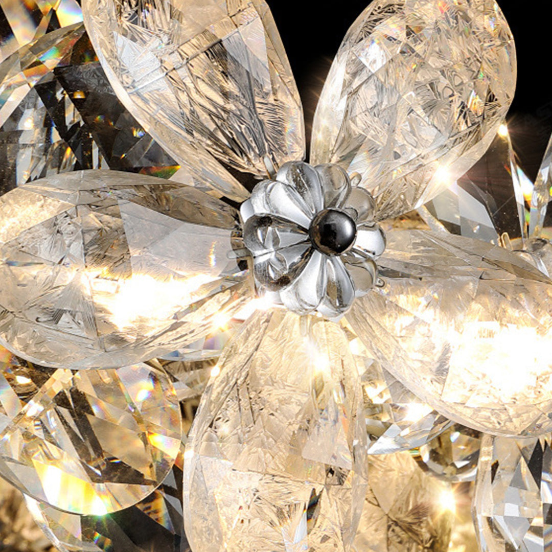 Dining Room Crystal Chandelier French Flower Art Chandelier