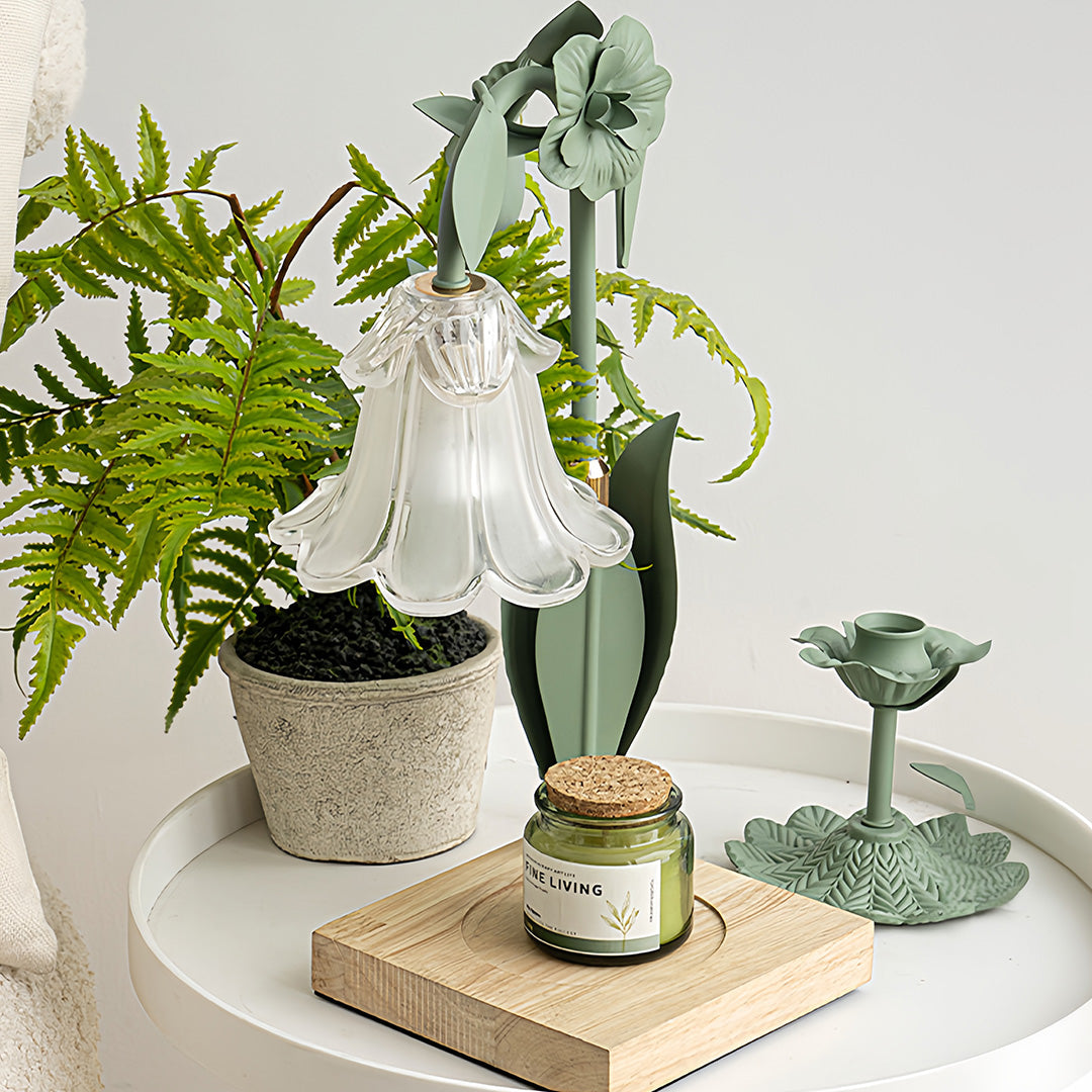 Melt Table Lamp Fireless Scented Flower Elegant Night Light