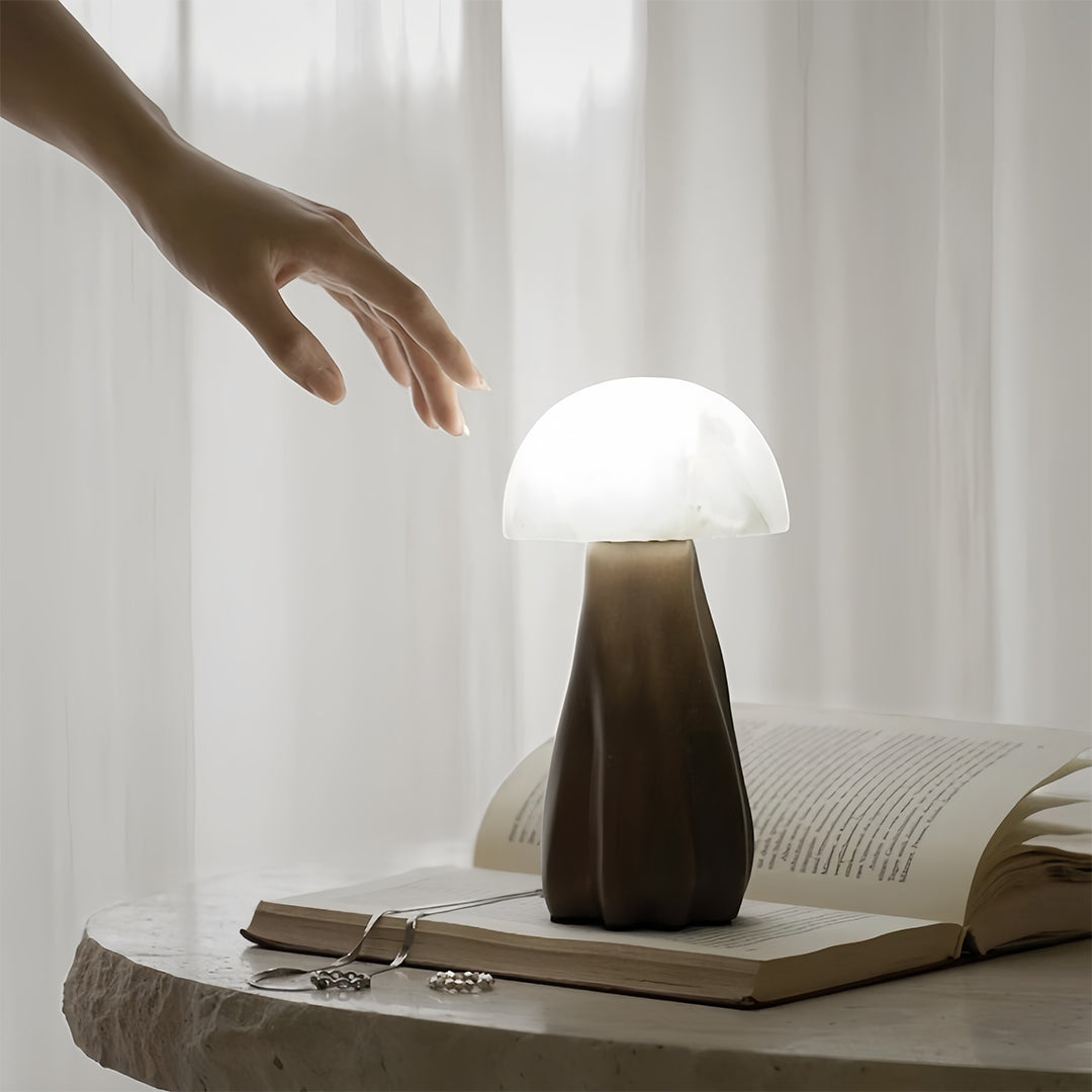 Table Mushroom Lamps Nordic Resin LED Unique Atmosphere Lamp