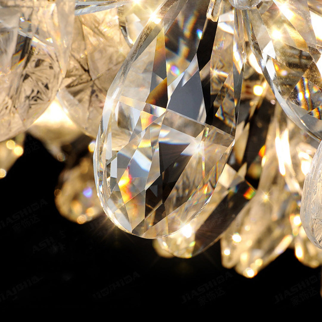 Dining Room Crystal Chandelier French Flower Art Chandelier