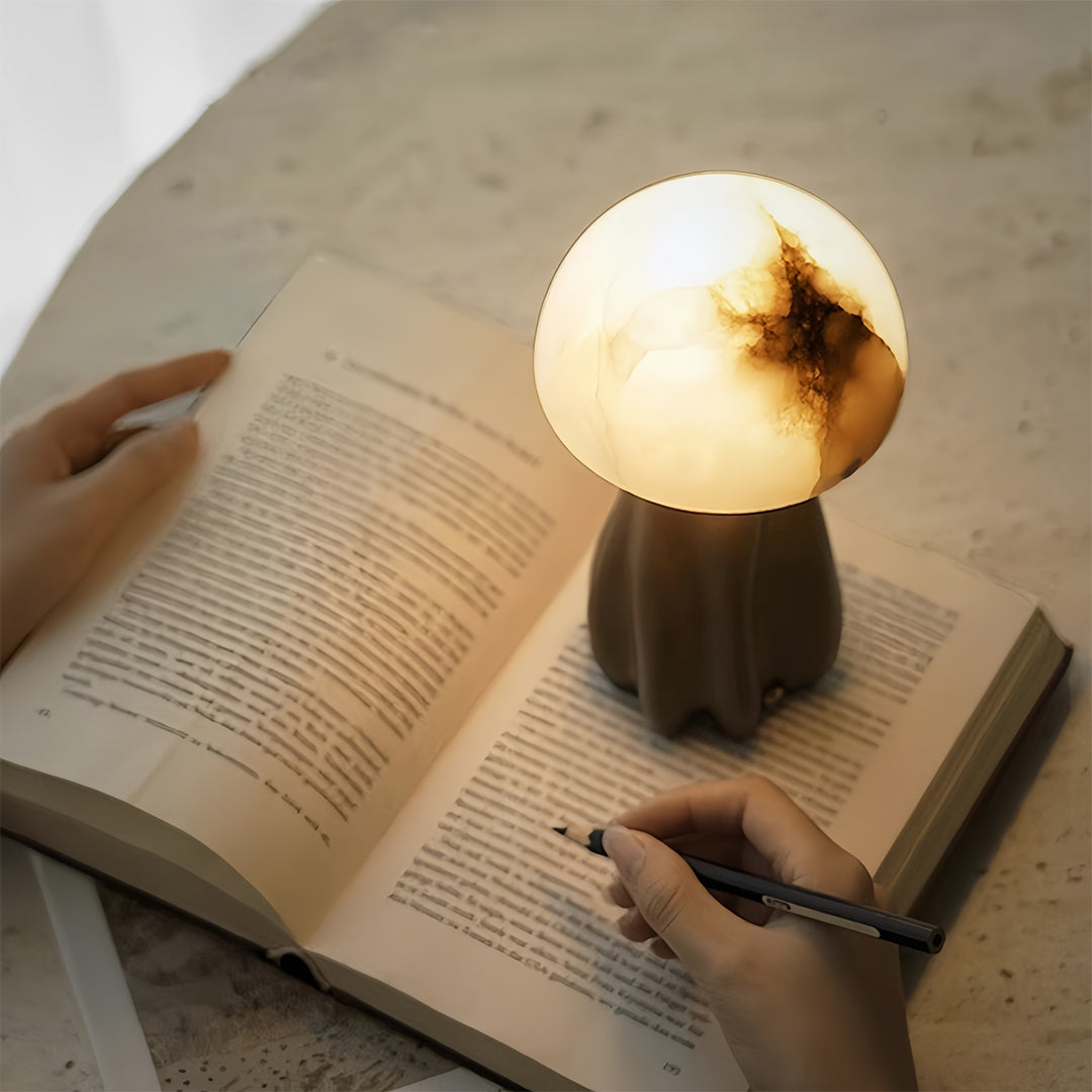 Table Mushroom Lamps Nordic Resin LED Unique Atmosphere Lamp
