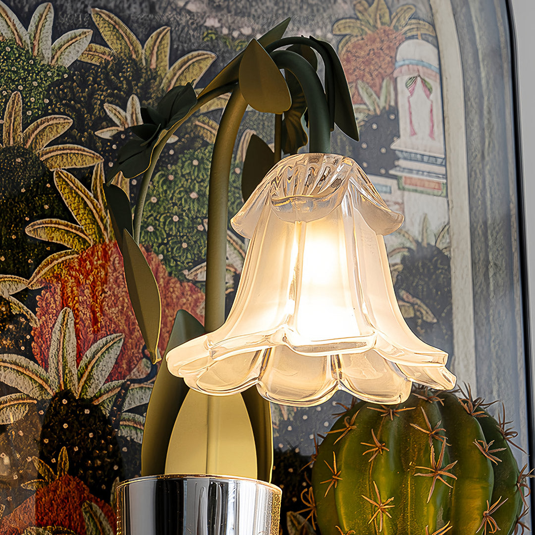 Melt Table Lamp Fireless Scented Flower Elegant Night Light