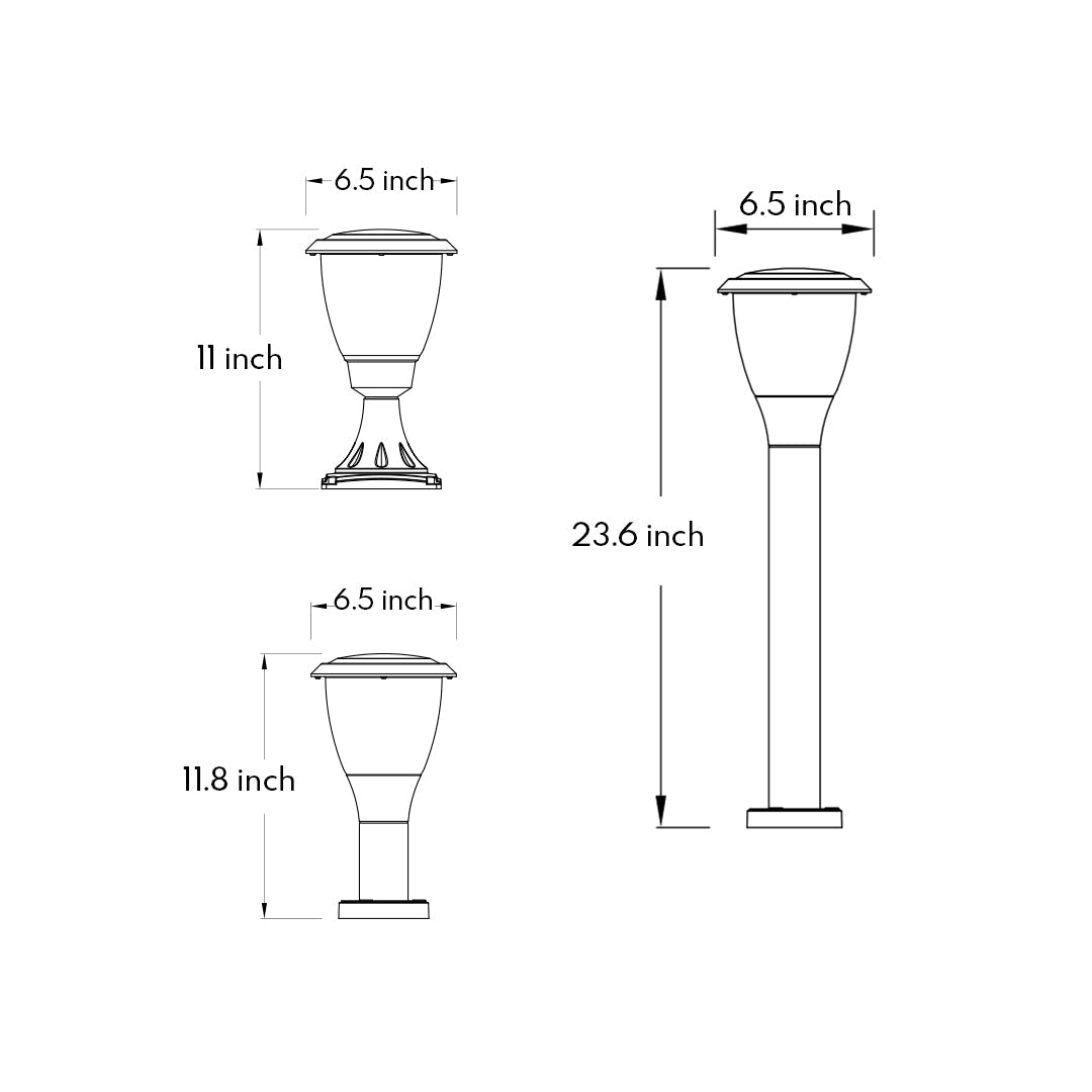 Outdoor Lights For Garden Minimalist Modern Pathway Lighting