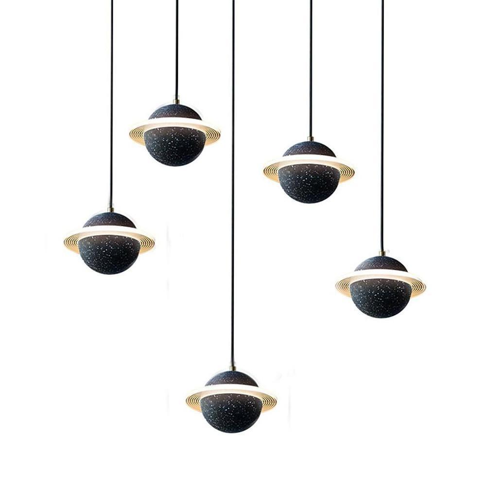 Saturn Acrylic Pendant Lighting LED Modern Ceiling Lighting