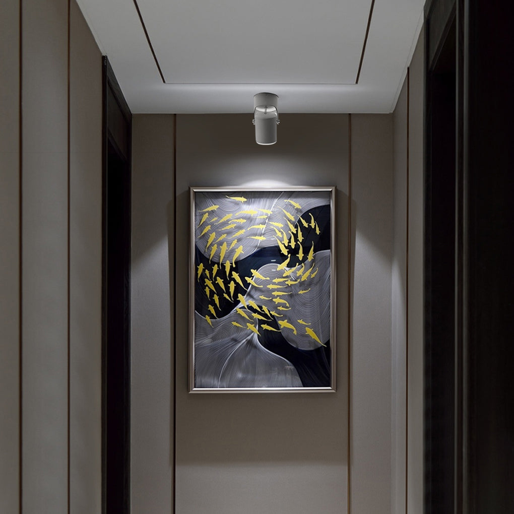 Adjustable Downlights Aluminum Alloy Round Modern Ceiling Light