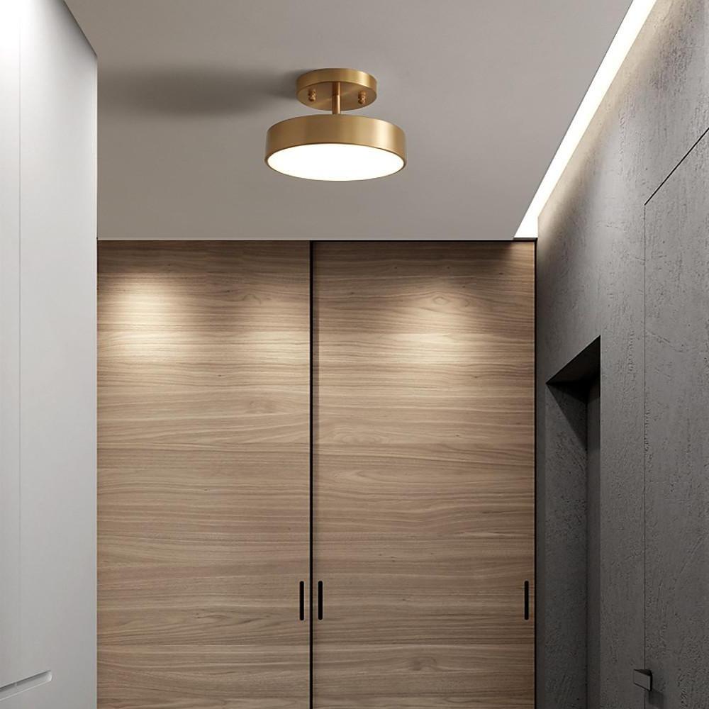 Adjustable LED Ceiling Lights Nordic Style Copper LED Light