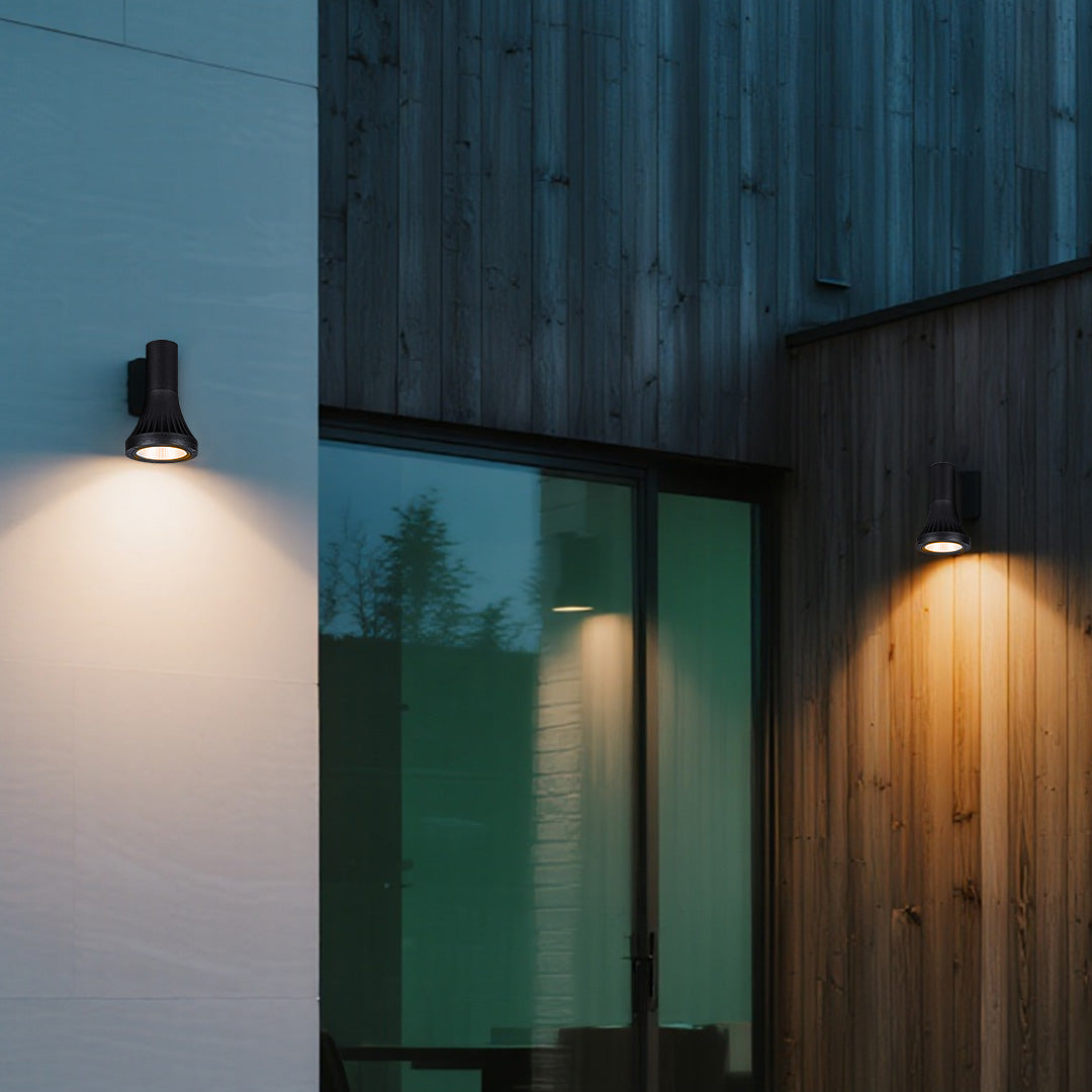 Die-cast Aluminum Outdoor Wall Lighting Fixtures Waterproof Minimalist Nordic Light