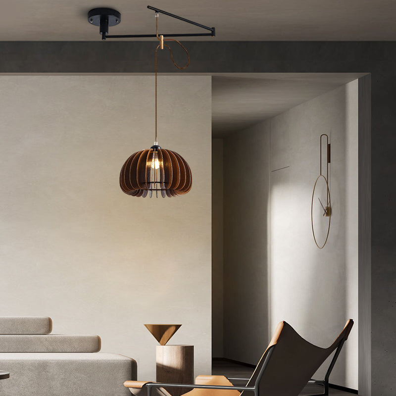 Adjustable Pendant Light Fixtures Dimmable Swing Arm Light
