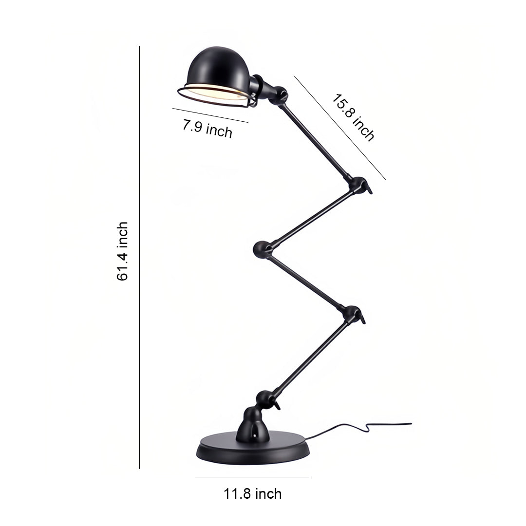 Reading Floor Lamps for Living Room Industrial Task Standing Lamp