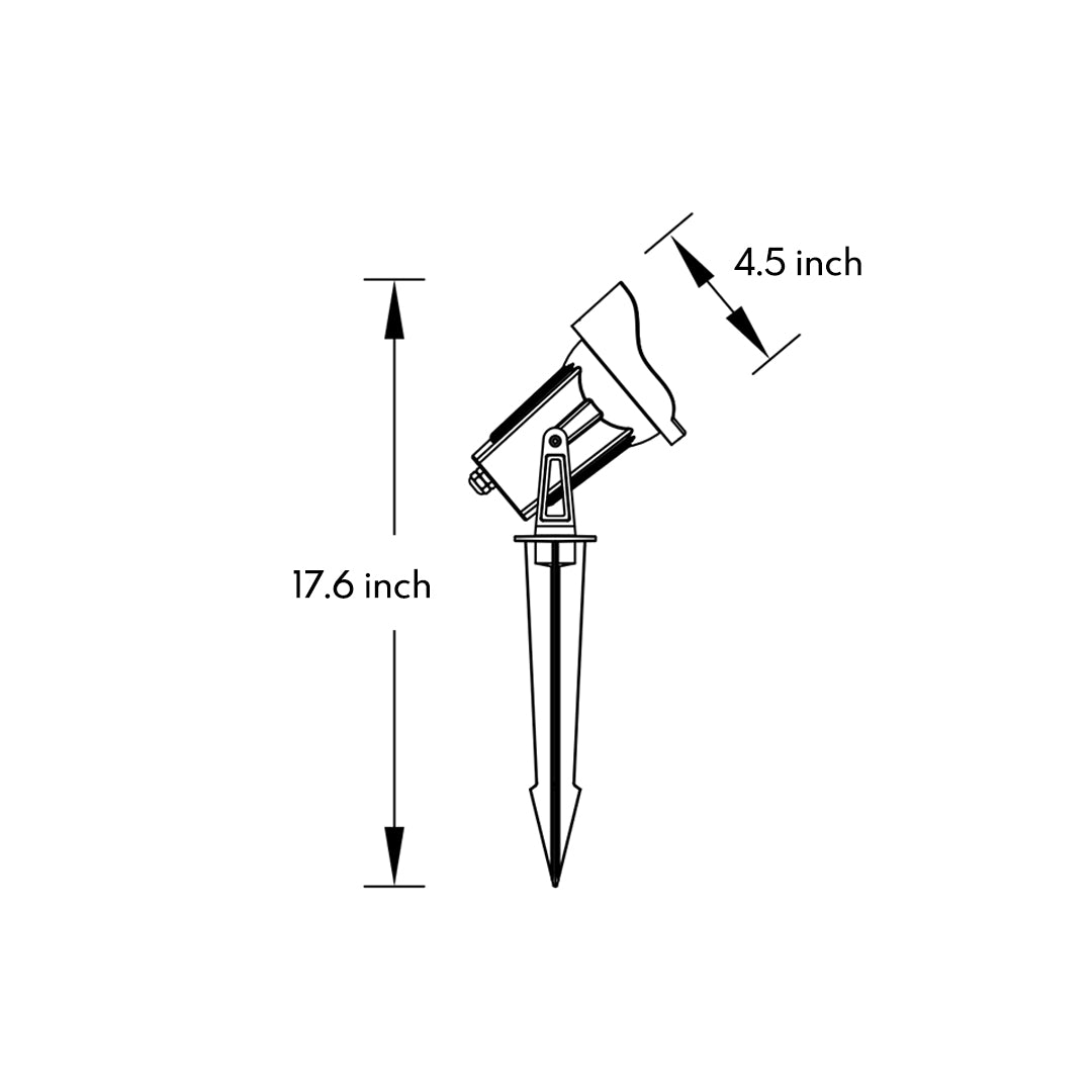 LED Exterior Spike Lights Waterproof Landscape Spotlight