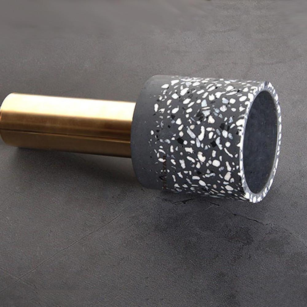 Cylinder Concrete LED Electroplated Nordic Pendant Light