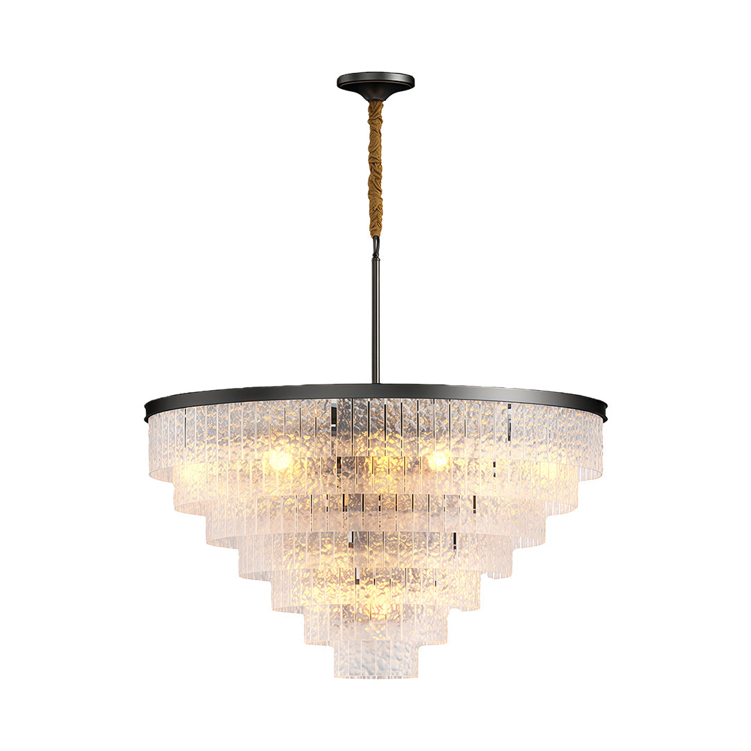 Modern Forms Chandelier Minimalist Full-Copper Luxury Ceiling Light