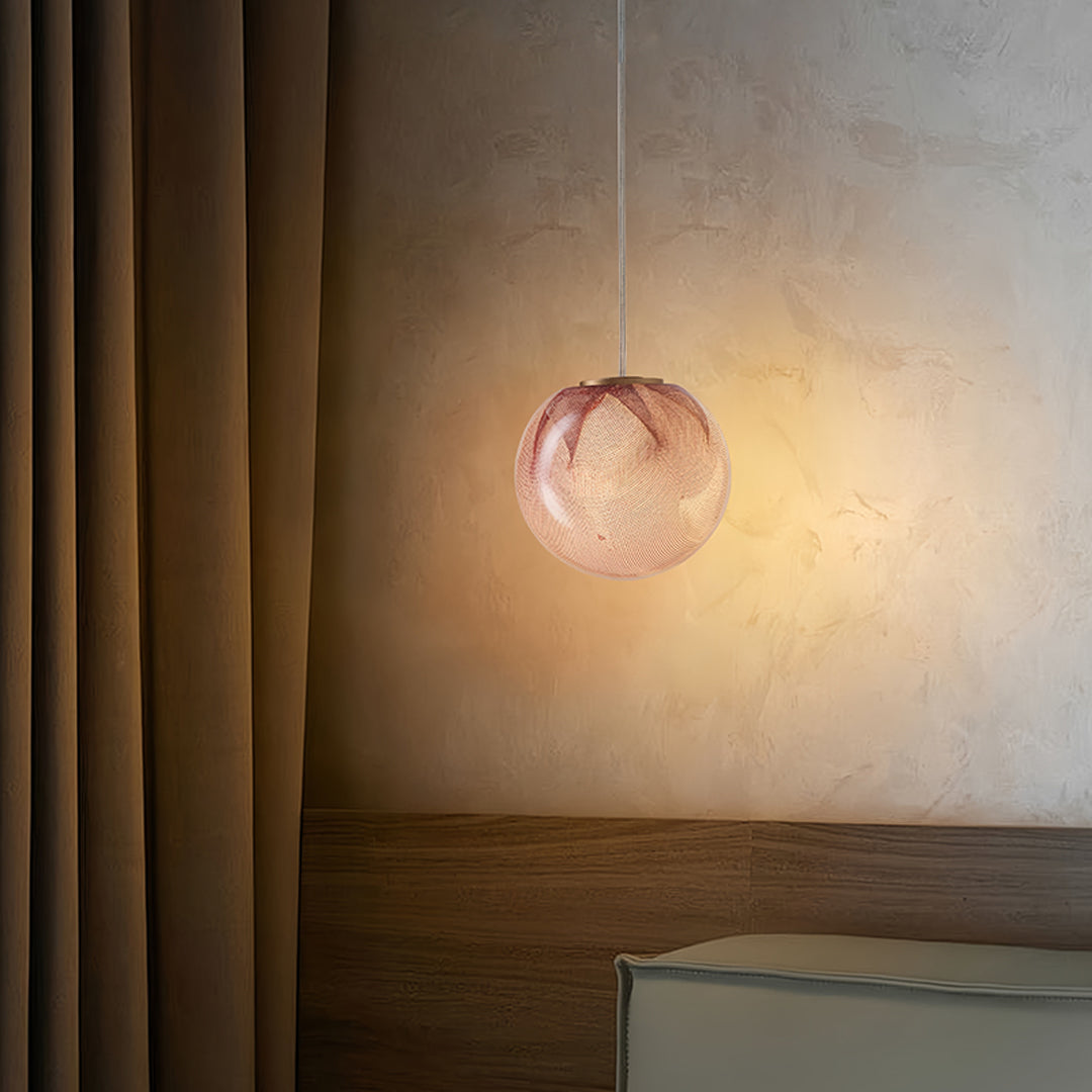 Glass Globe Pendant Lights Modern Minimalist Single Head Light