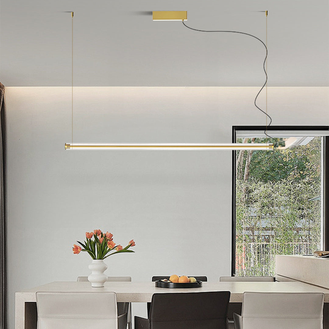 Modern Minimalist LED Linear Pendant Light