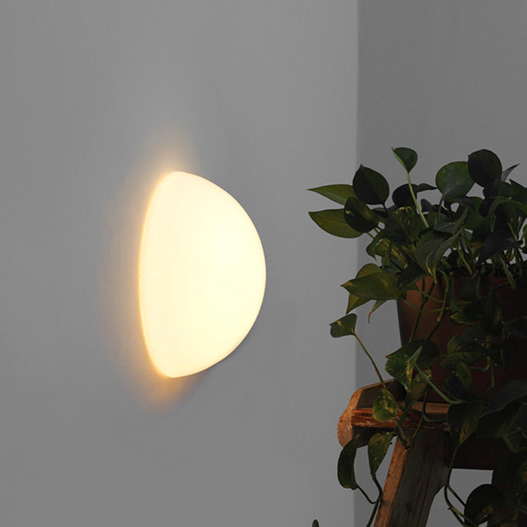 Outdoor Lighting Wall Mounted Waterproof Semi-Spherical Glass Light