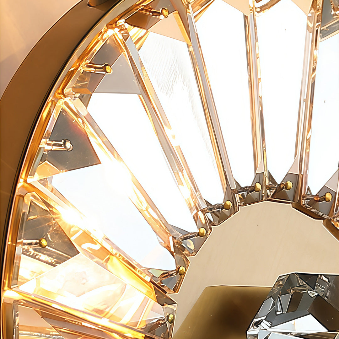 Crystal Light Wall Modern Luxury Stainless Steel Lamp