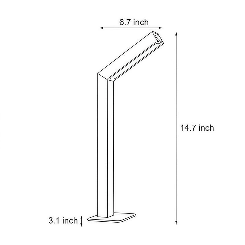 Nordic LED Desk Light Dual Magnetic Wooden Touch‑controlled Lamp