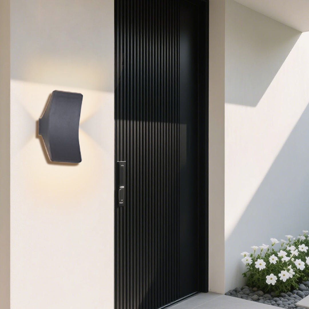LED Outdoor In Wall Lights Waterproof Minimalist Style