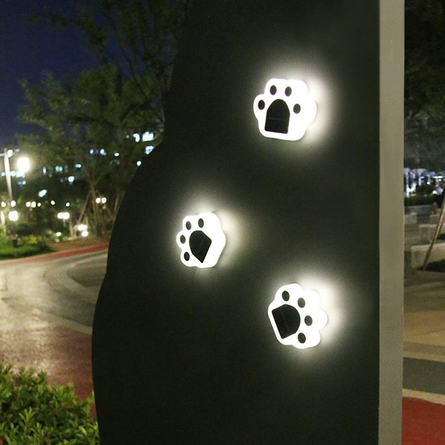 Animal Paw Step Stairs Light Modern Solar-Powered Lights