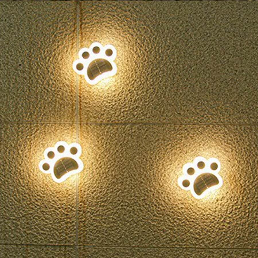 Animal Paw Step Stairs Light Modern Solar-Powered Lights