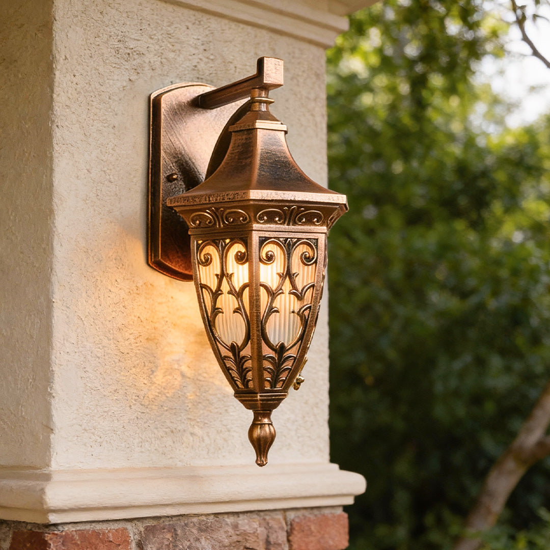 Antique Art Deco Wall Sconces Outdoor Retro Wall-Mounted Lamp
