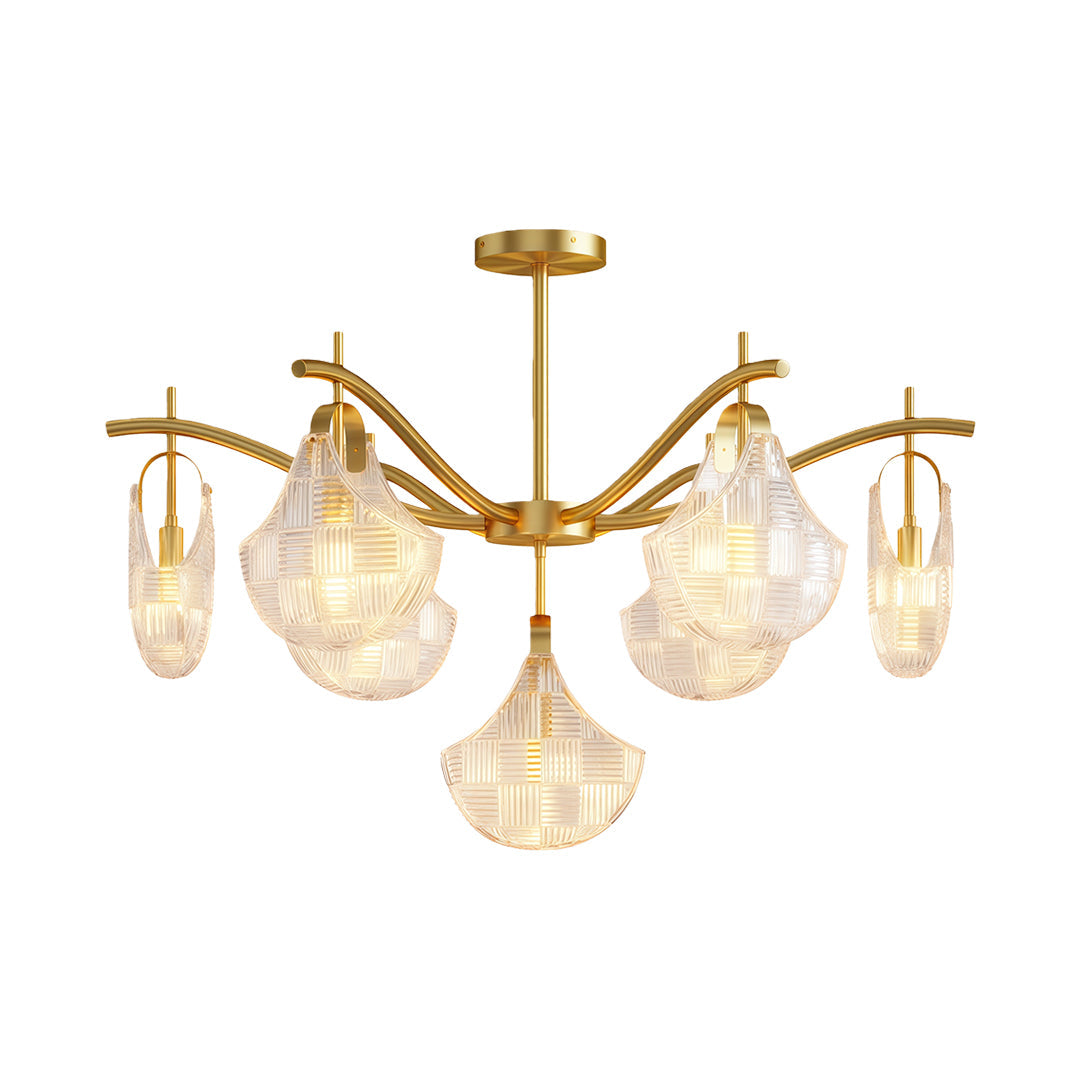 Shell Chandelier Light Modern Luxury Creative Ceiling Light
