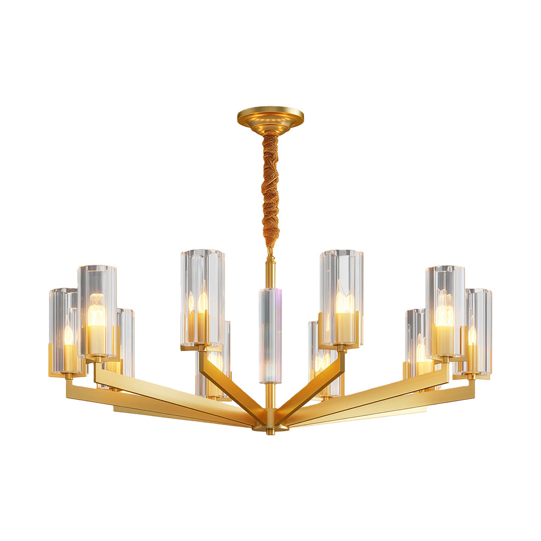 Candle Chandeliers American-Style Luxury Ceiling Light