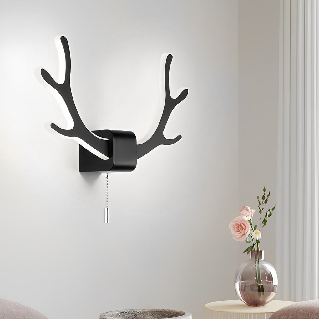 Antler Wall Sconce Light Modern Creativity Iron LED Lamp