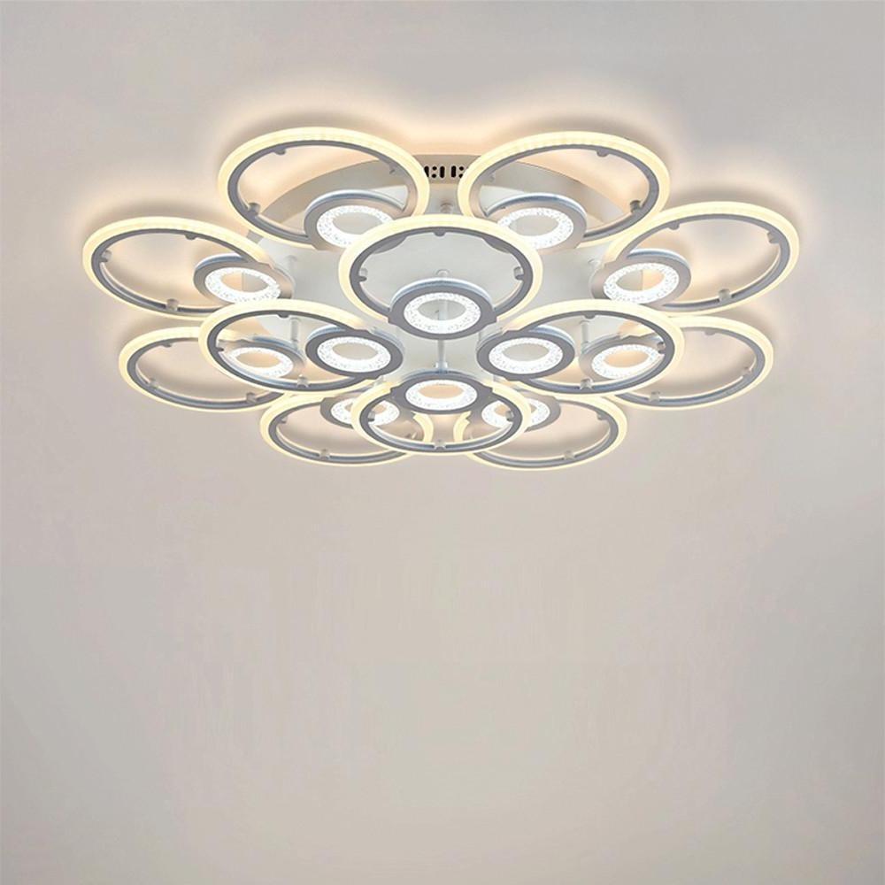Ring Display Metal Geometric Style Design Flush Mount Lighting LED Ceiling Lights