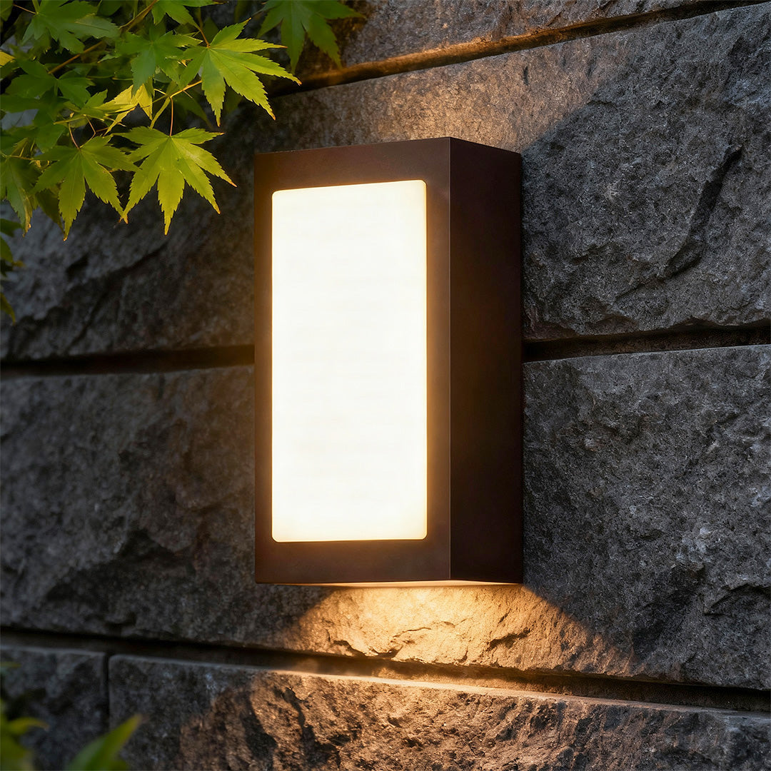 Black Sconce Wall Lights Minimalist Modern Waterproof Lamp