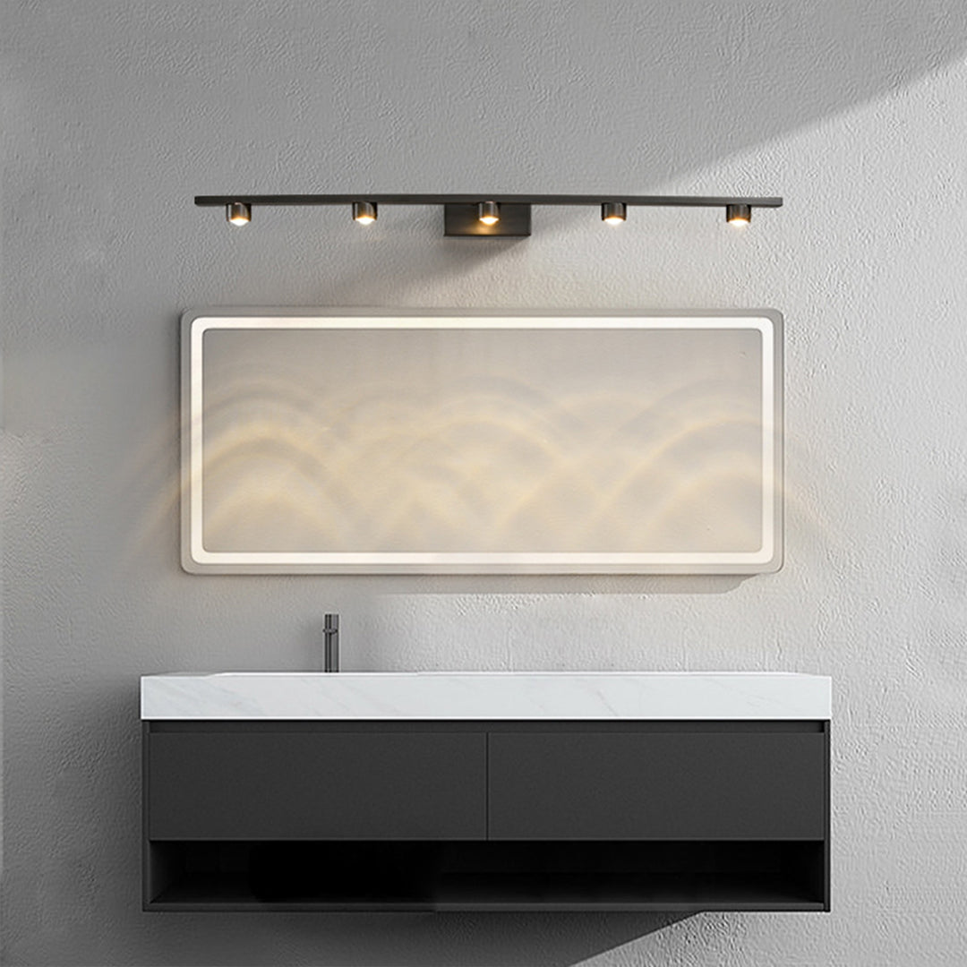 Black Vanity Lights For Bathroom Minimalist LED Mirror Cabinet Light