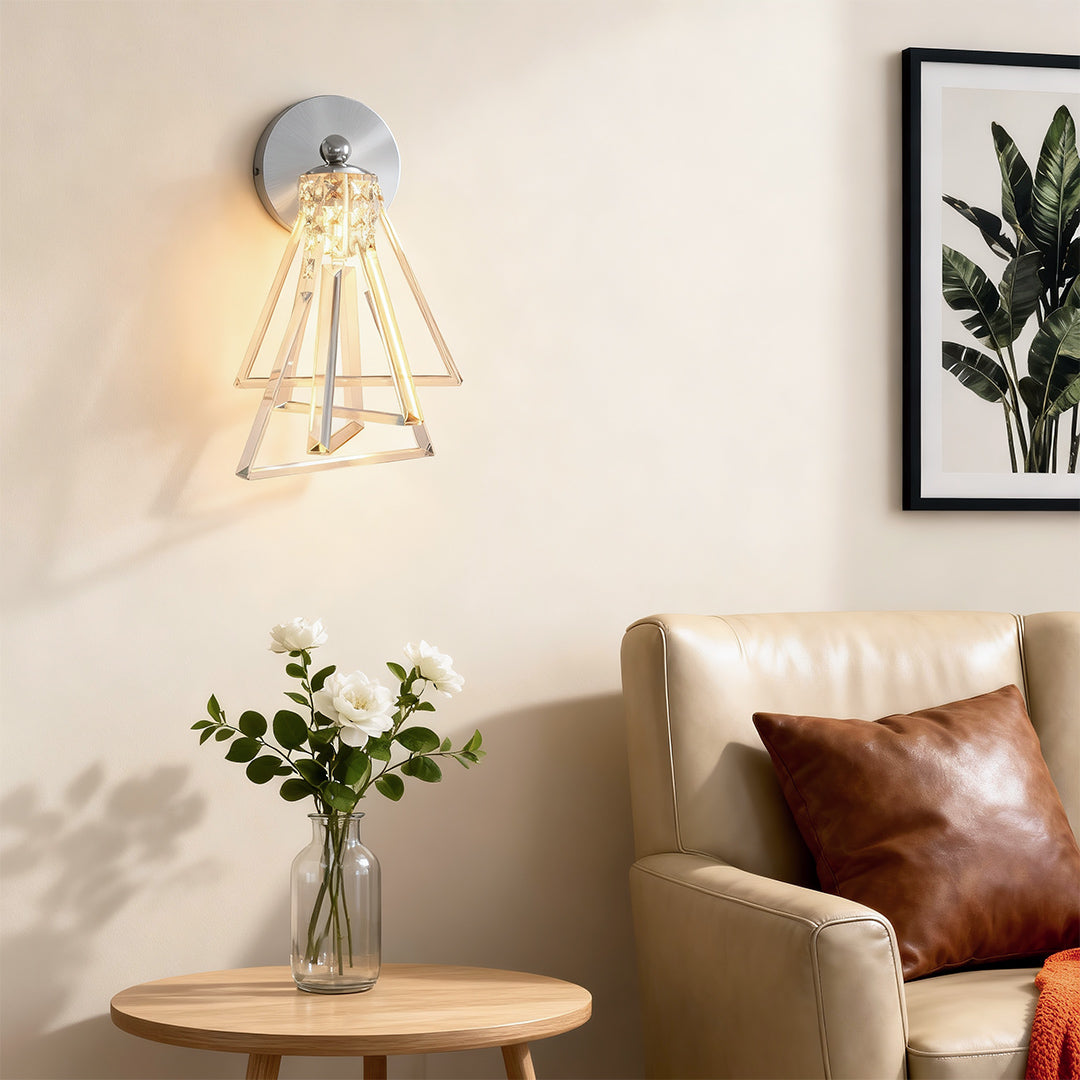 Crystal Wall Lights Modern Luxury Solid Copper Lamp