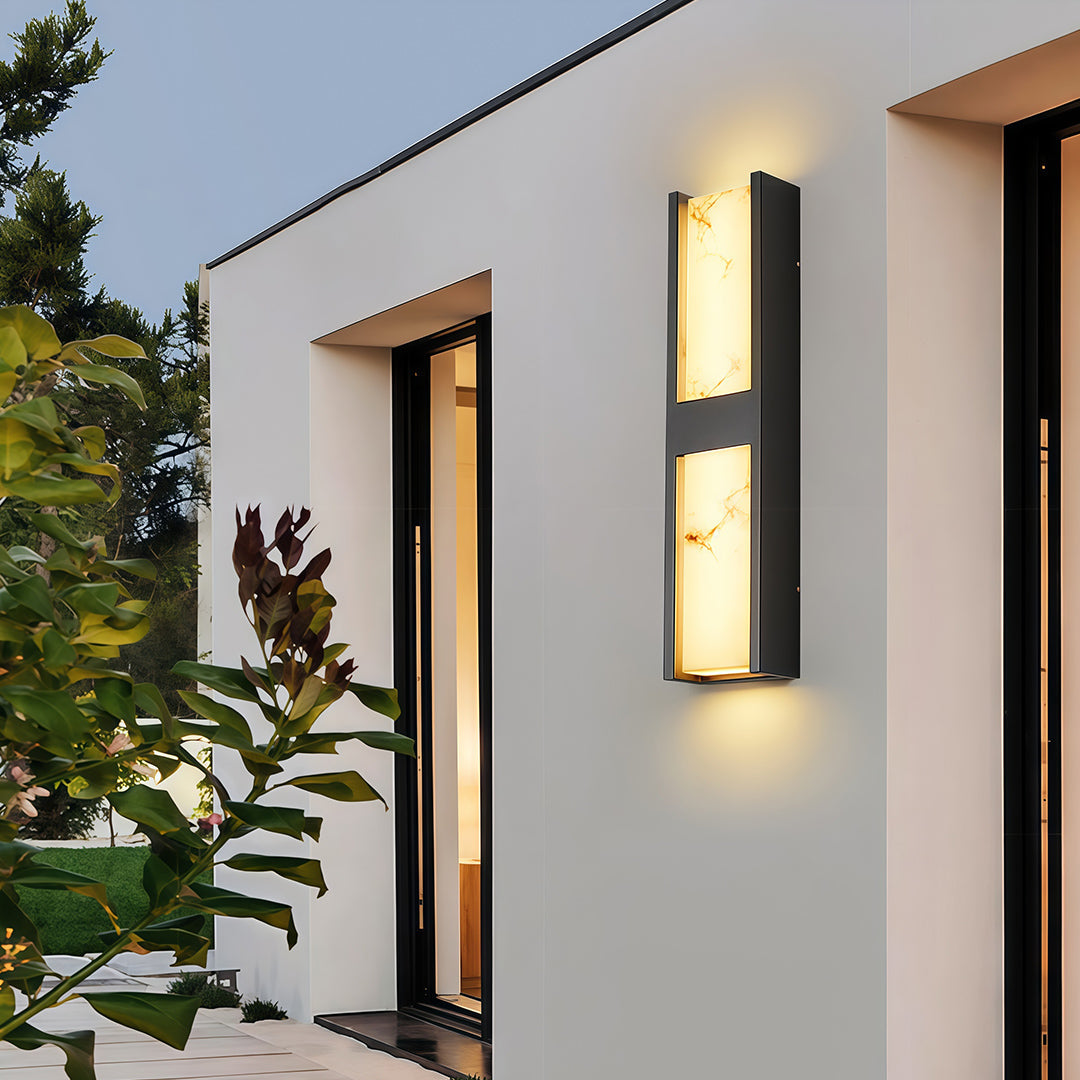 LED Wall Sconce Light Fixtures Waterproof Minimalist Square Lamp