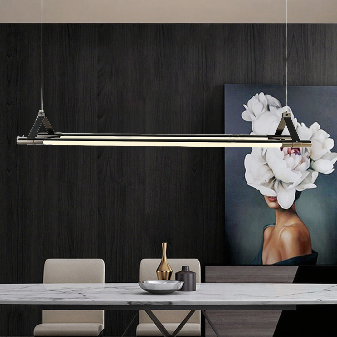 Linear Pendant Lights Dimmable Slim Strip Kitchen Island Light