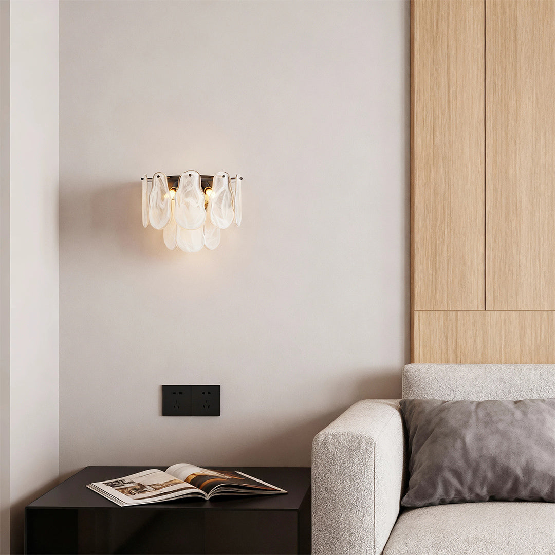Art Deco Wall Lights Creative French Luxury Glass Lamp