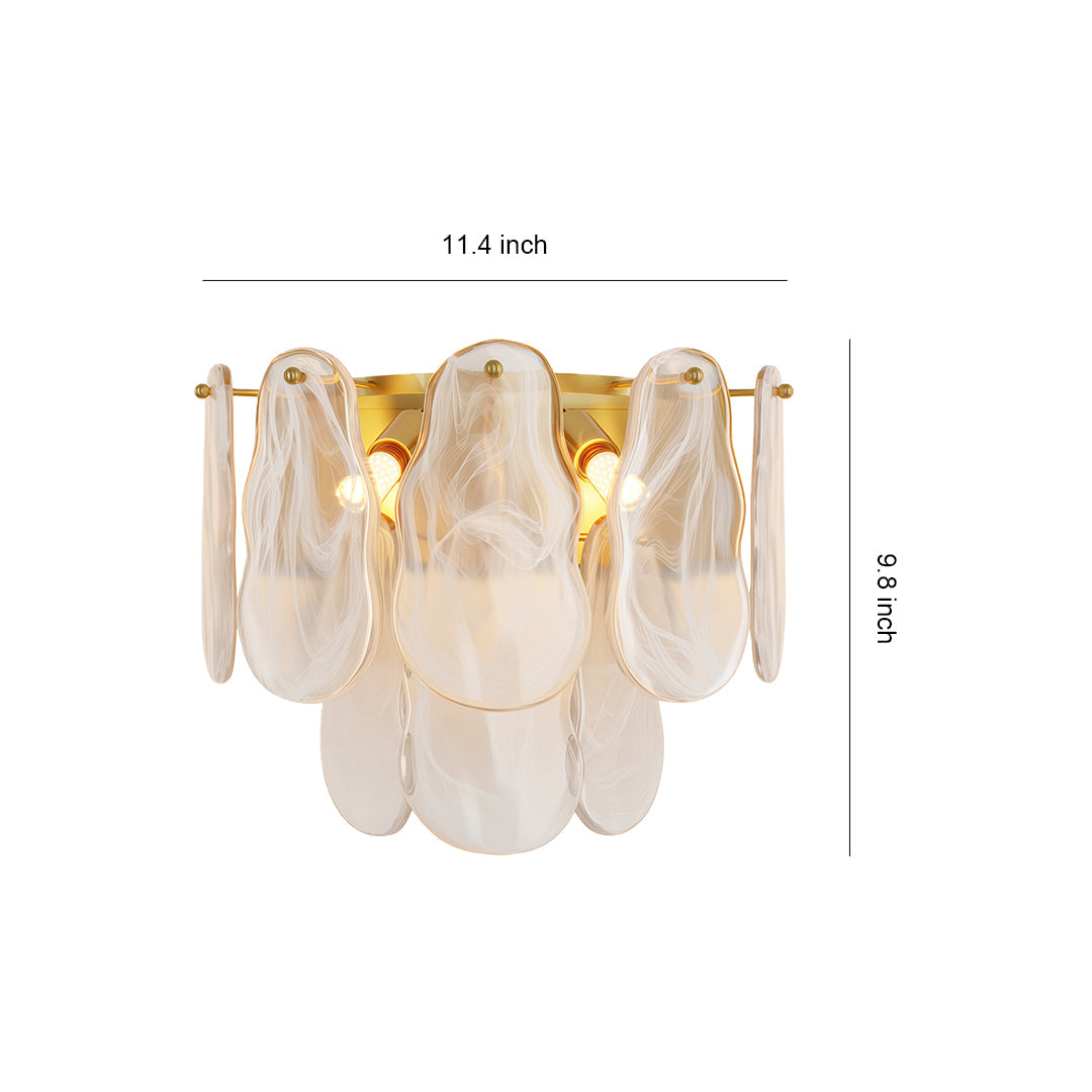 Art Deco Wall Lights Creative French Luxury Glass Lamp
