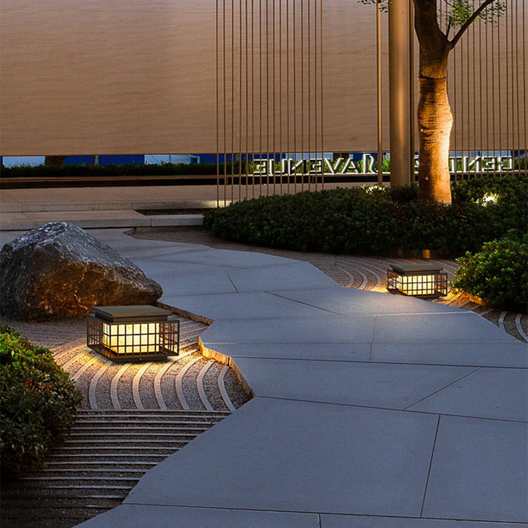 Stainless Steel Modern Pillar Lights