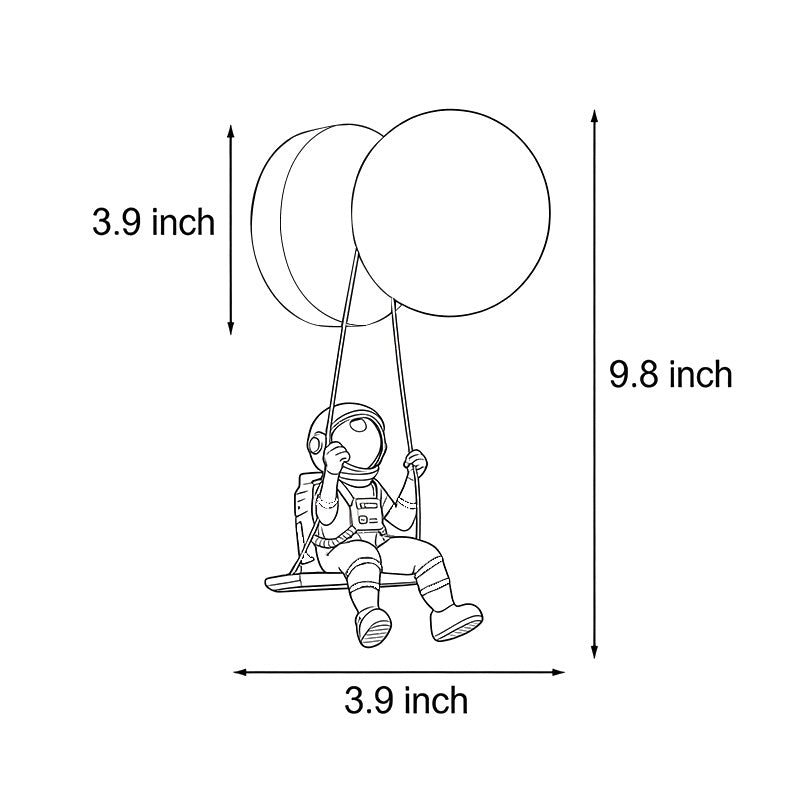 Astronaut Wall Light Nordic Style Creative Resin Light