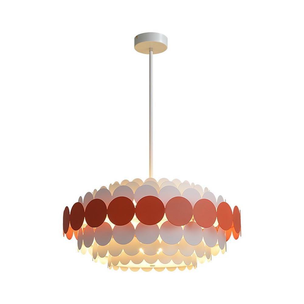 Circles Frills Blue Pendant Light Metal Stylish Ceiling Light