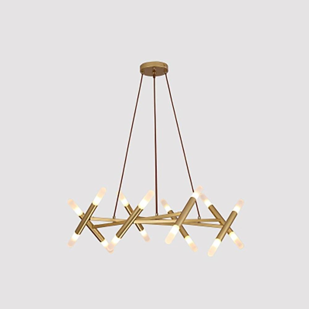 Creative Metal Design 16-Lights LED Industrial Chandeliers Hanging Lamp
