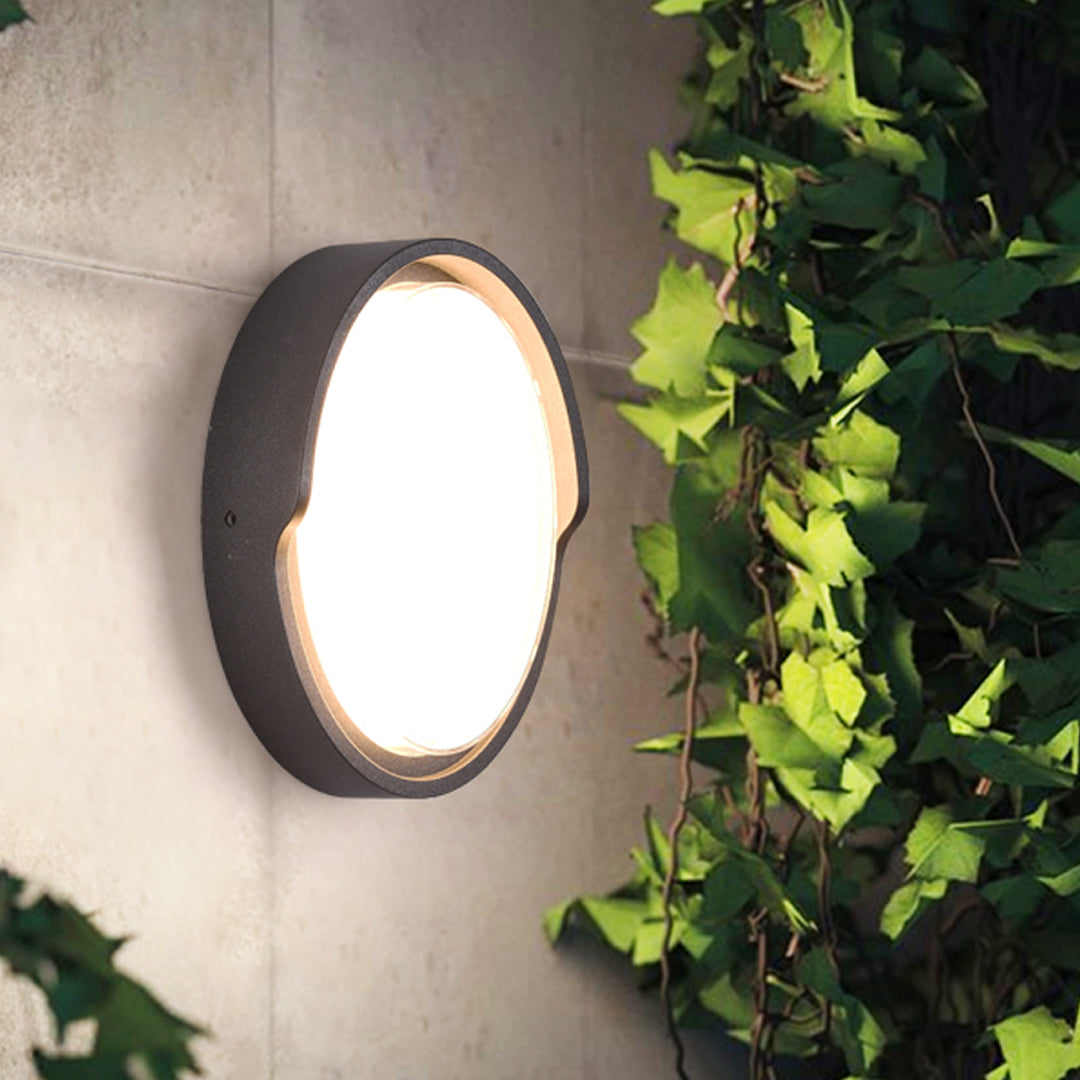 Outdoor Black Wall Lights Waterproof Minimalist Style