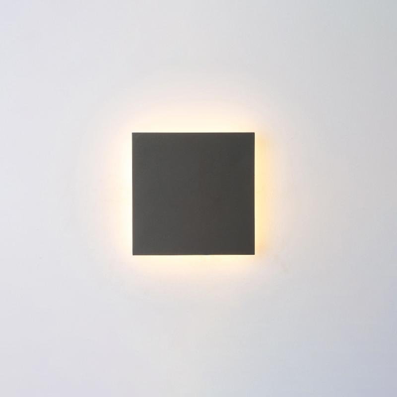 Backlit Wall Light Modern Waterproof Outdoor Light