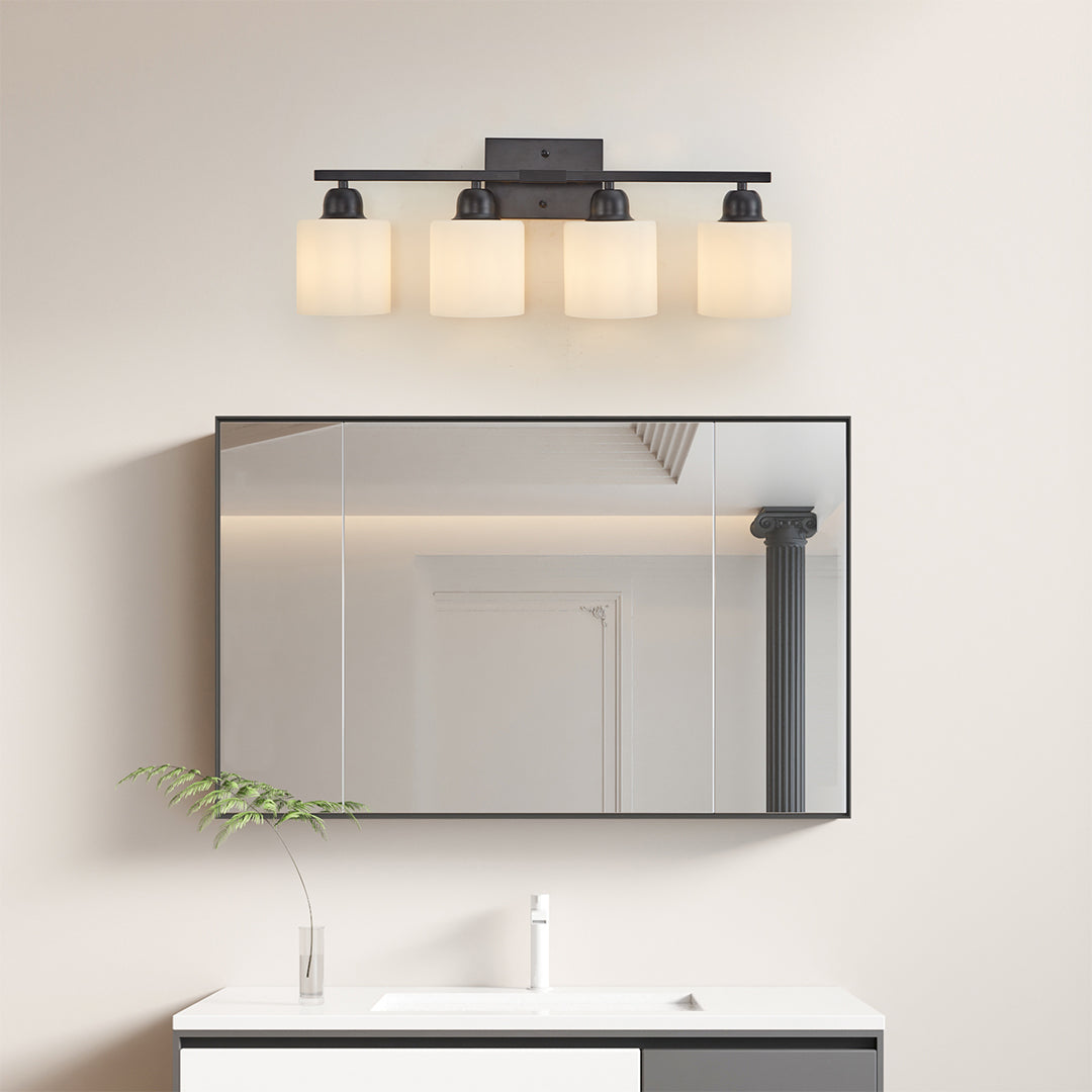 Modern Bathroom Vanity Lights Minimalist Glass Mirror Light