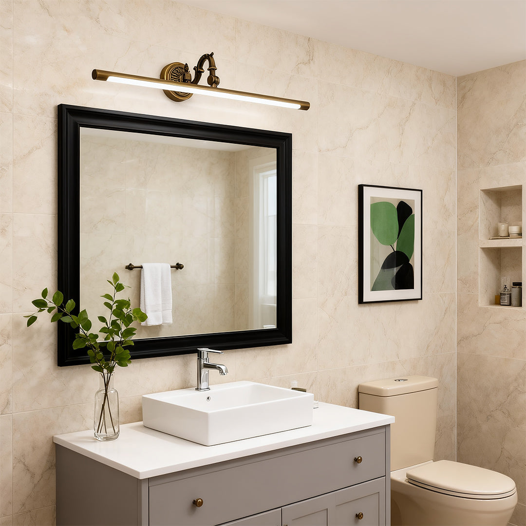Bathroom LED Vanity Light Luxury Metal Acrylic Mirror Light