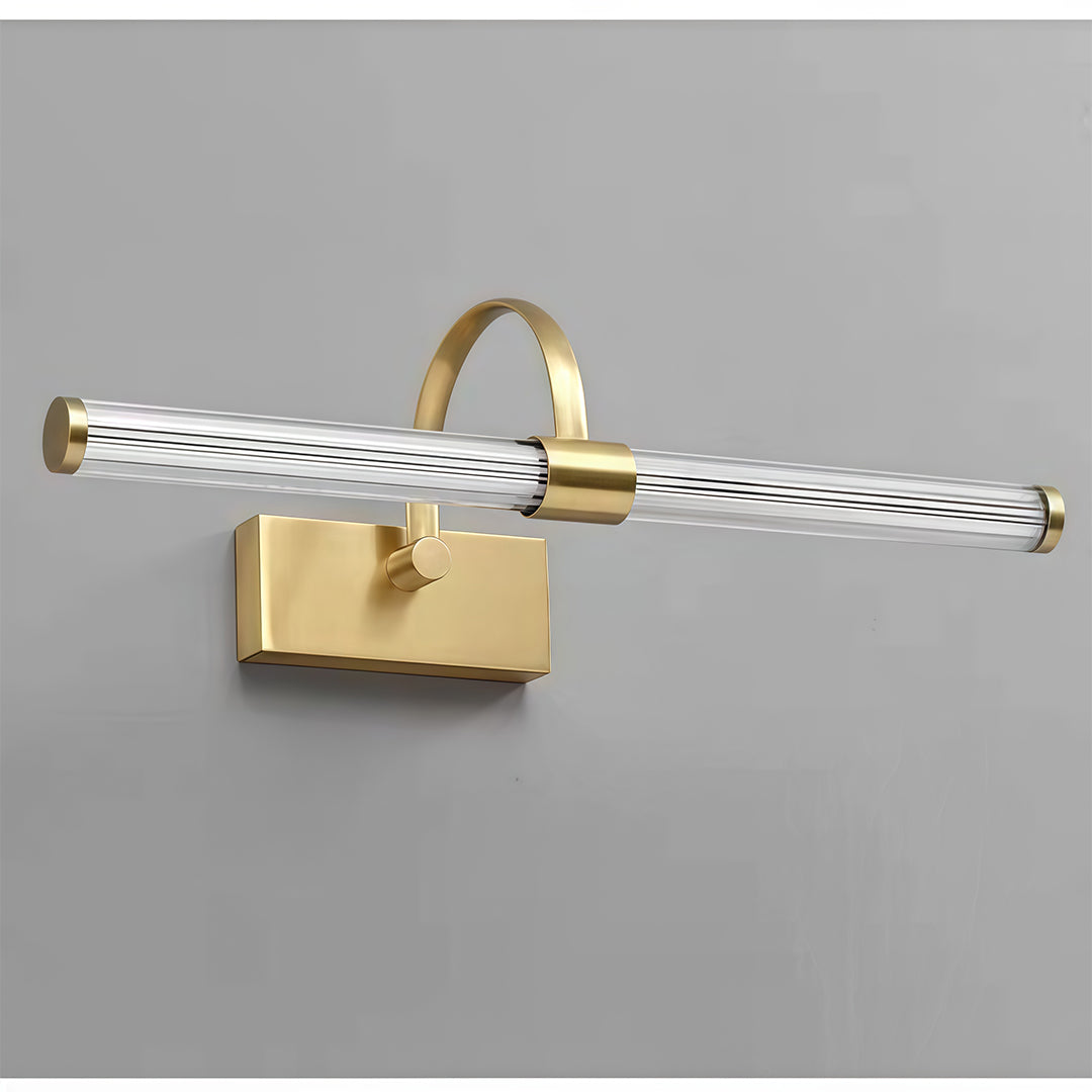 Bathroom Vanity Wall Light Nordic Full Copper Long Bar Light