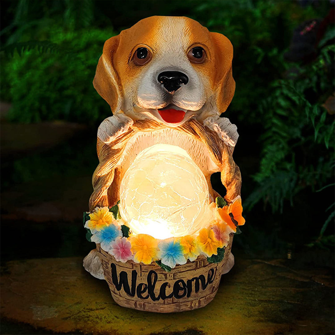 Resin Animal Garden Solar Lights