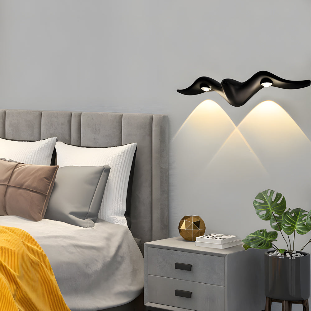 Outdoor Led Wall Light Creative Seagull-Shaped Waterproof Decorative