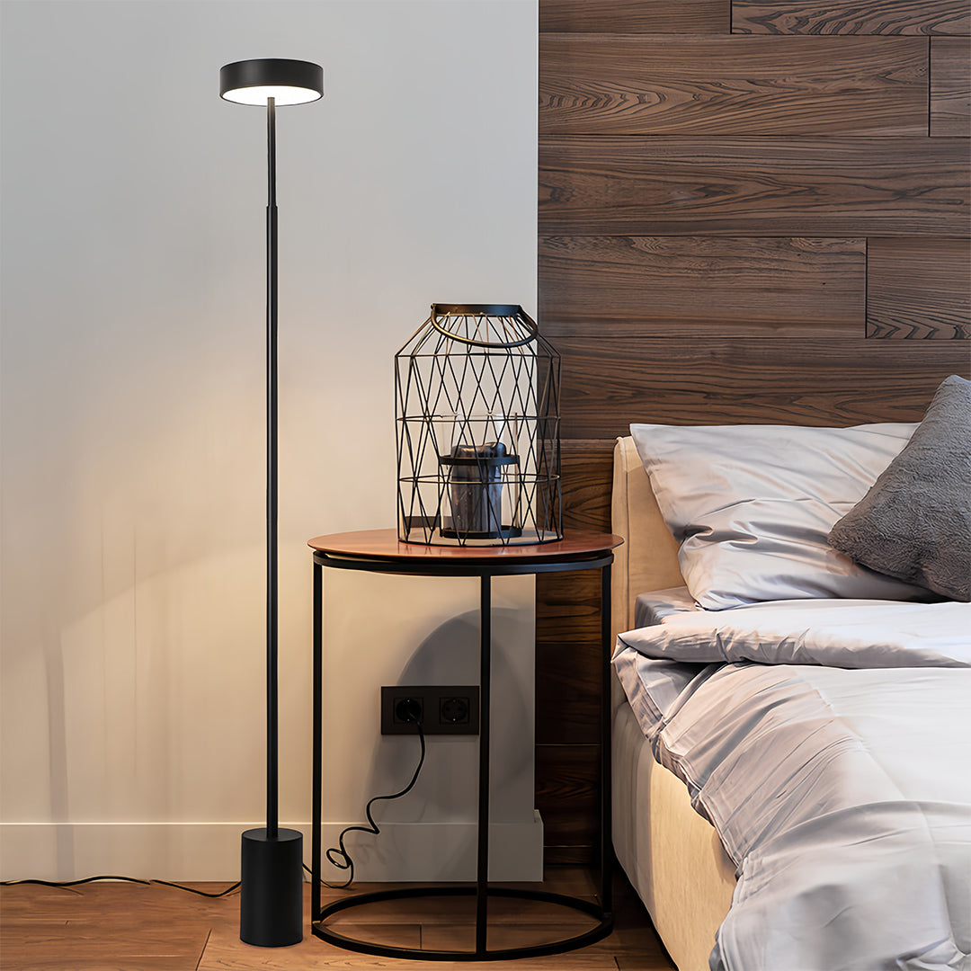 Petite Floor Lamp Modern Dimmable Contemporary Reading Pole Lamps
